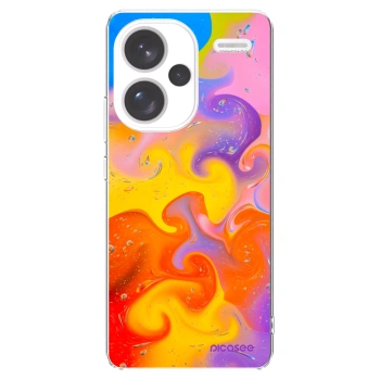 Picasee silikonski prozorni ovitek za Xiaomi Redmi Note 13 Pro+ 5G - Bubbles