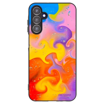 Picasee silikonski črni ovitek za Samsung Galaxy A15 A156B 5G - Bubbles