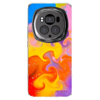 Picasee silikonski prozorni ovitek za Honor Magic6 Pro - Bubbles