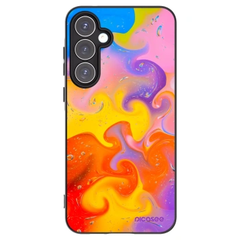 Picasee silikonski črni ovitek za Samsung Galaxy A55 5G A556B - Bubbles