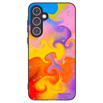 Picasee silikonski črni ovitek za Samsung Galaxy A35 5G A356B - Bubbles