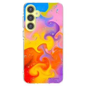 Picasee silikonski prozorni ovitek za Samsung Galaxy A35 5G A356B - Bubbles