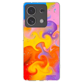 Picasee silikonski prozorni ovitek za Xiaomi Redmi Note 13 4G - Bubbles