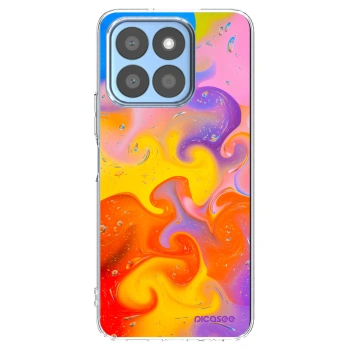 Picasee silikonski prozorni ovitek za Honor X8b - Bubbles