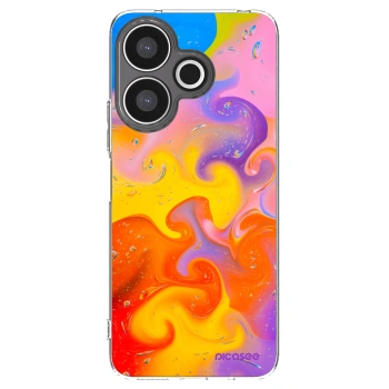 Picasee silikonski prozorni ovitek za Xiaomi Redmi 13 4G - Bubbles