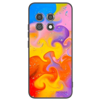 Picasee silikonski črni ovitek za OnePlus 11 5G - Bubbles