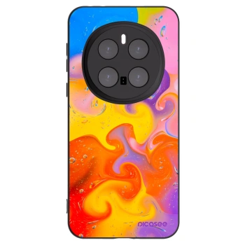 Picasee silikonski črni ovitek za Honor Magic7 Pro 5G - Bubbles