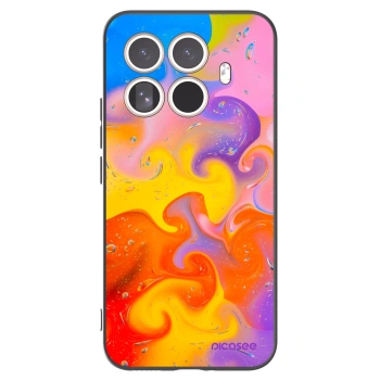 Picasee silikonski črni ovitek za Xiaomi 15T Pro - Bubbles