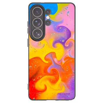 Picasee silikonski črni ovitek za Samsung Galaxy S26 Ultra - Bubbles