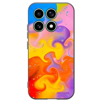 Picasee silikonski črni ovitek za Xiaomi 17 - Bubbles