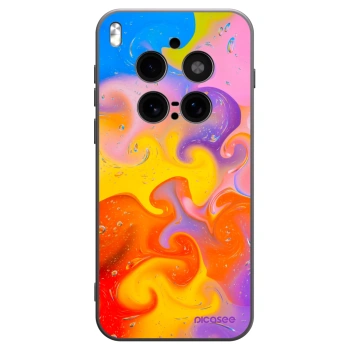 Picasee silikonski črni ovitek za Vivo X300 Pro - Bubbles