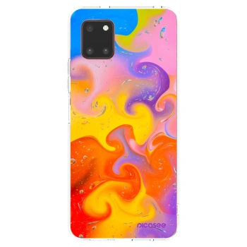 Picasee silikonski prozorni ovitek za Samsung Galaxy Note 10 Lite N770F - Bubbles