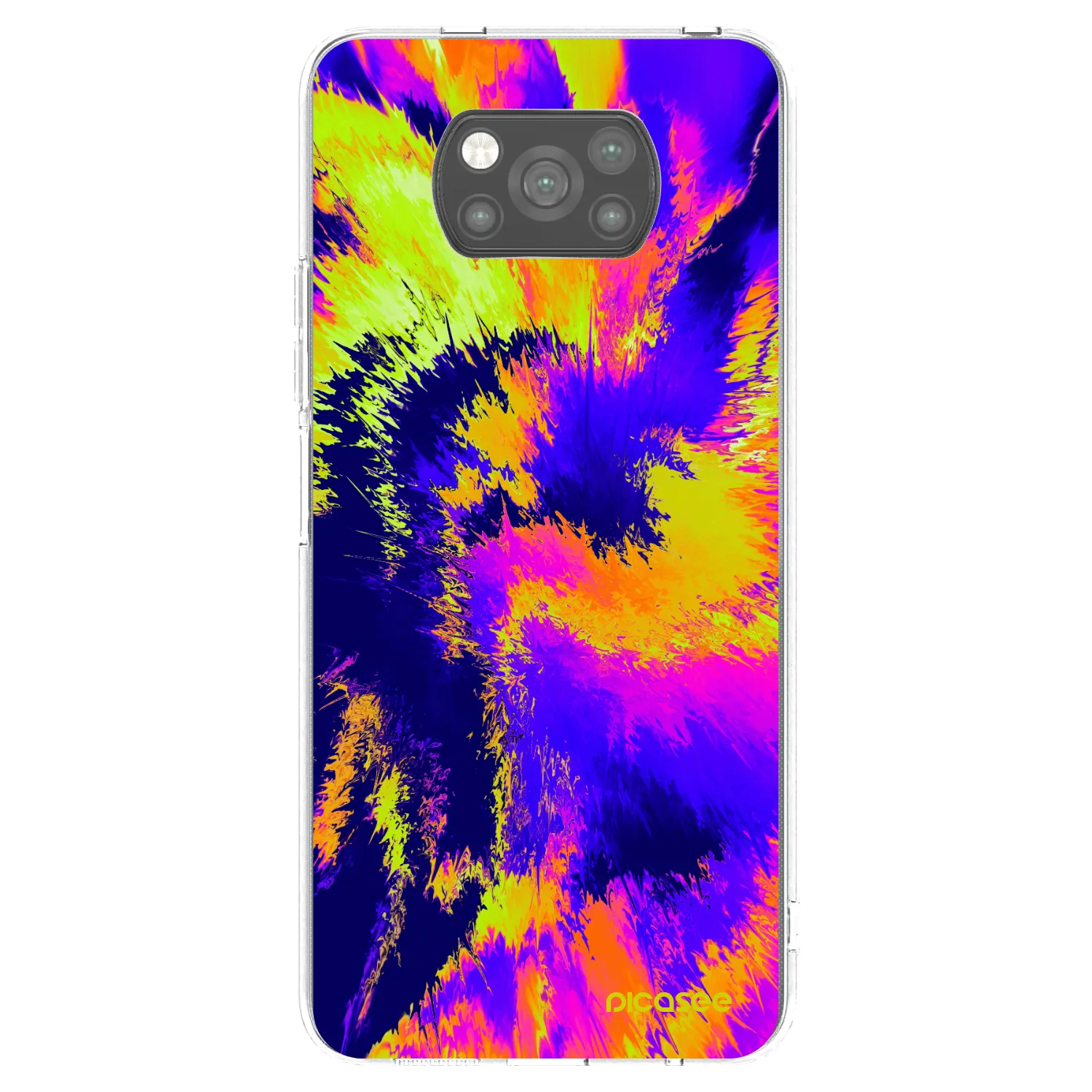 Picasee silikonski črni ovitek za Xiaomi Poco X3 - Burn