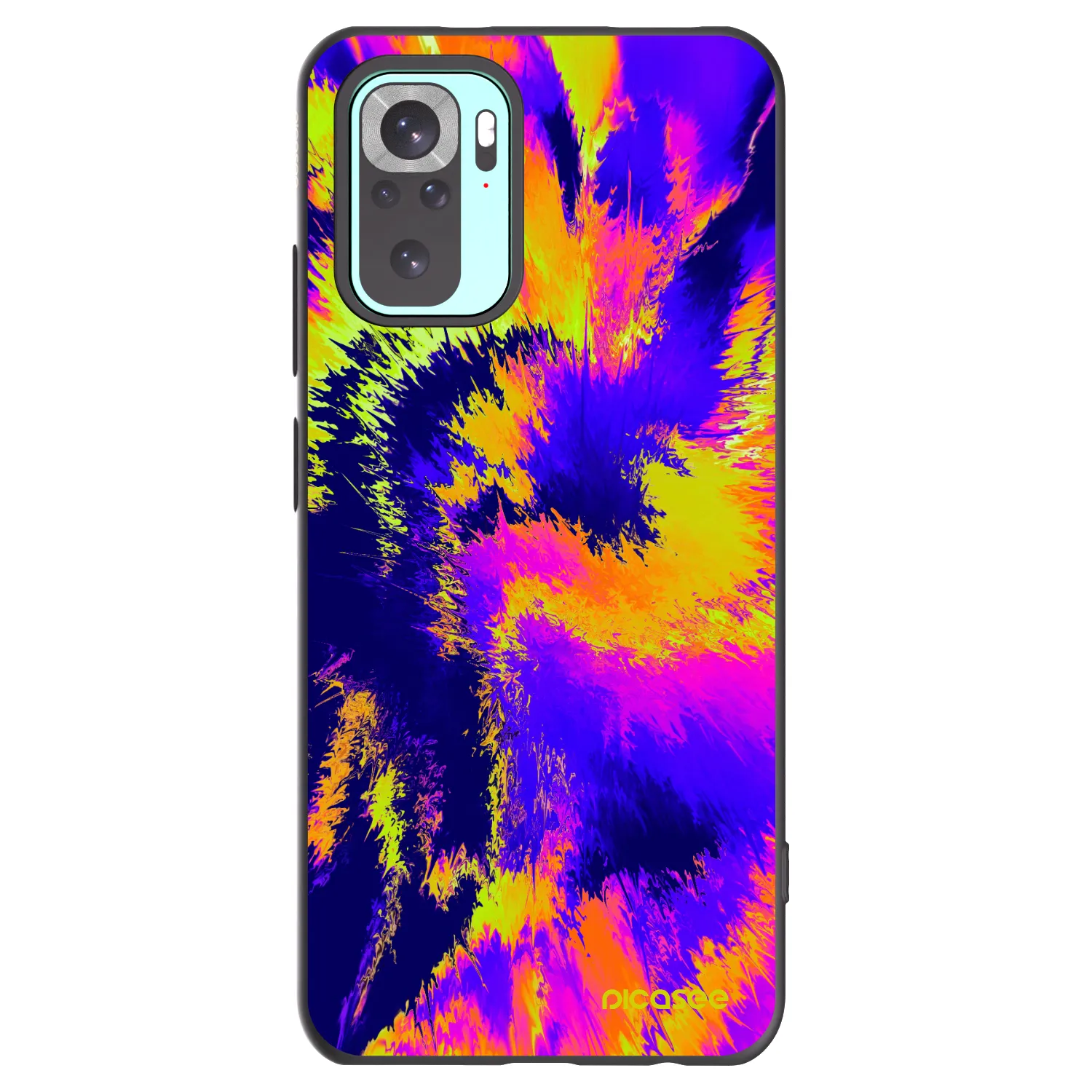 Picasee silikonski črni ovitek za Xiaomi Redmi Note 10 Pro - Burn