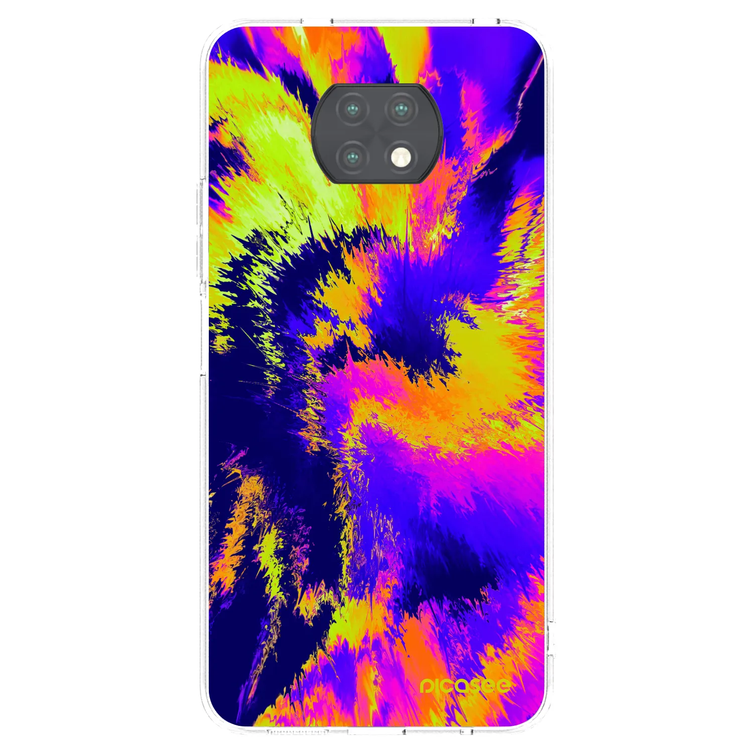 Picasee silikonski prozorni ovitek za Xiaomi Redmi Note 9T - Burn