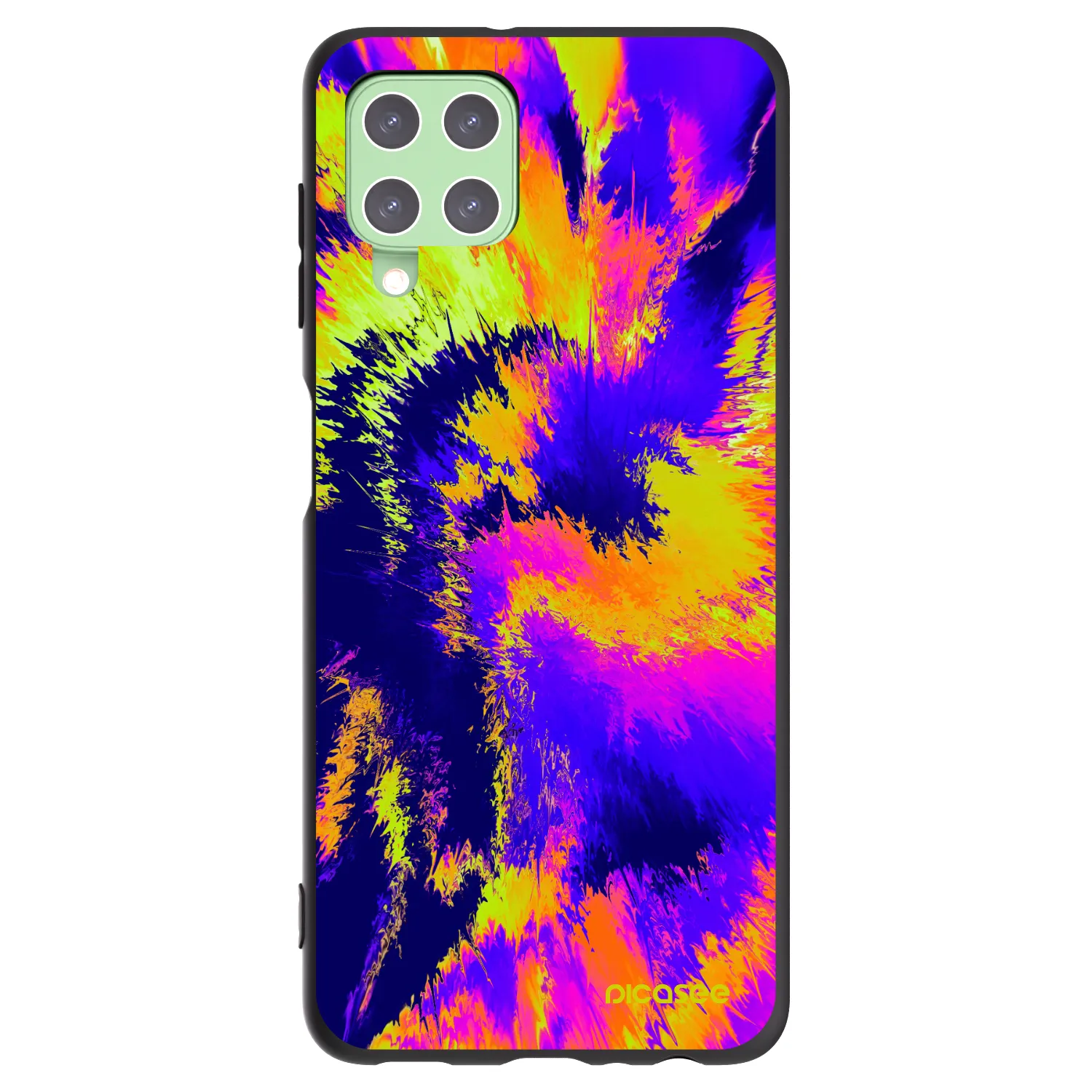 Picasee silikonski črni ovitek za Samsung Galaxy A22 A225F 4G - Burn