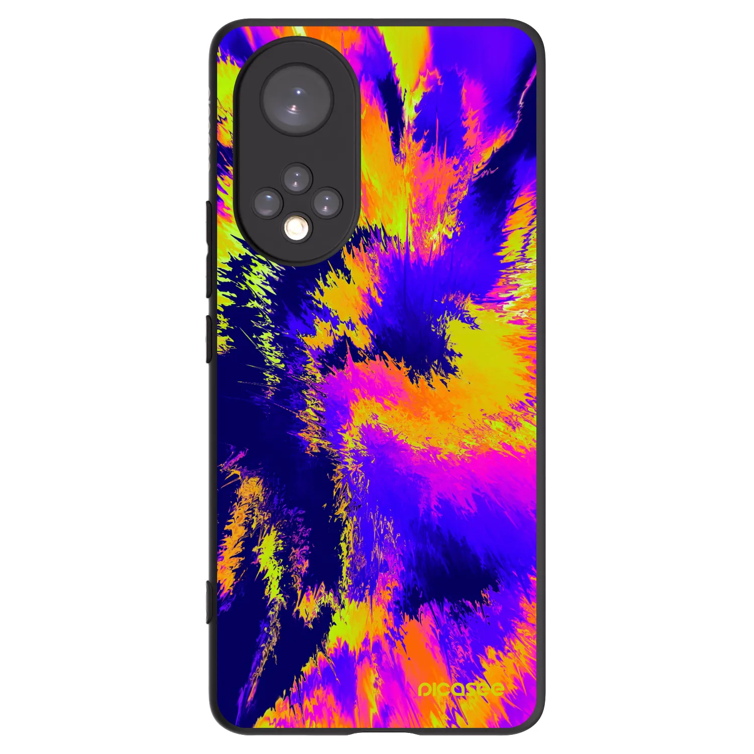 Picasee silikonski črni ovitek za Huawei Nova 9 - Burn
