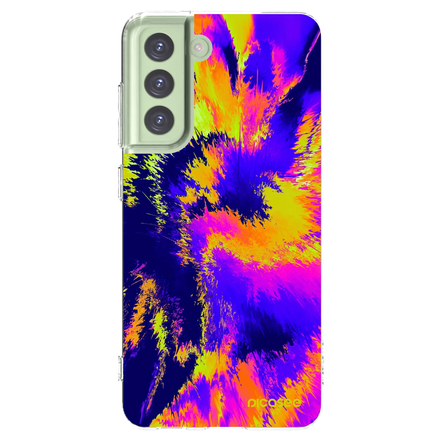 Picasee silikonski prozorni ovitek za Samsung Galaxy S21 FE 5G - Burn