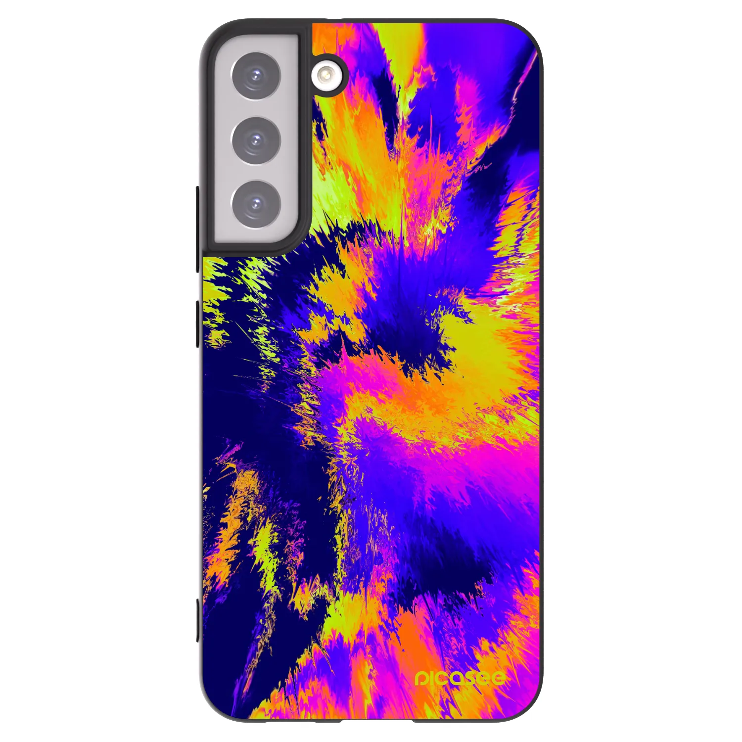 Picasee silikonski črni ovitek za Samsung Galaxy S22+ 5G - Burn