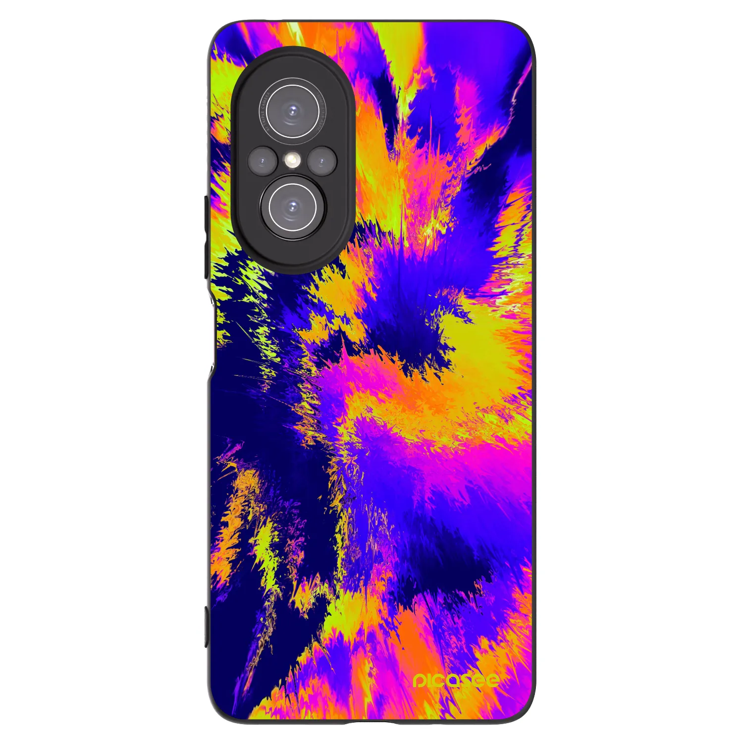 Picasee silikonski črni ovitek za Huawei Nova 9 SE - Burn