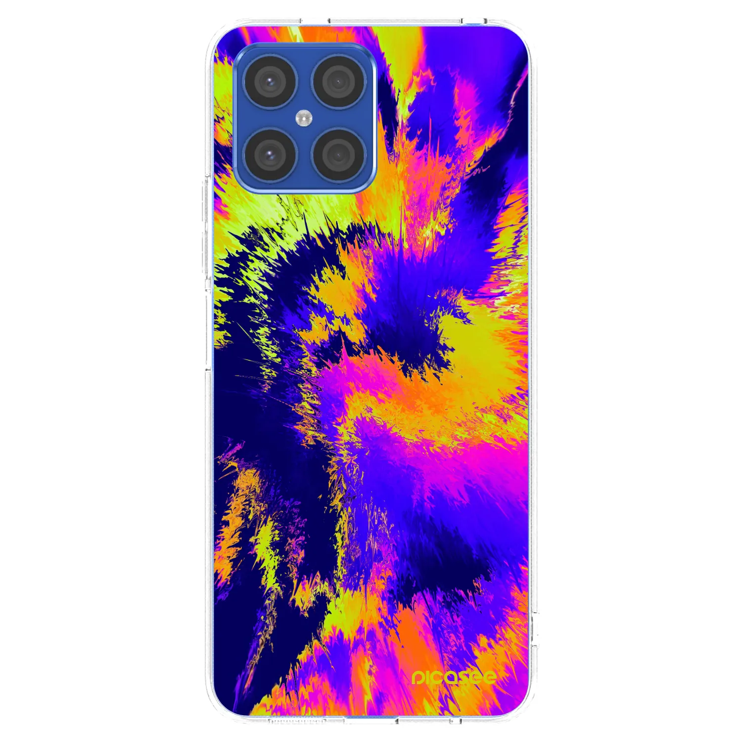 Picasee silikonski prozorni ovitek za Honor X8 4G - Burn