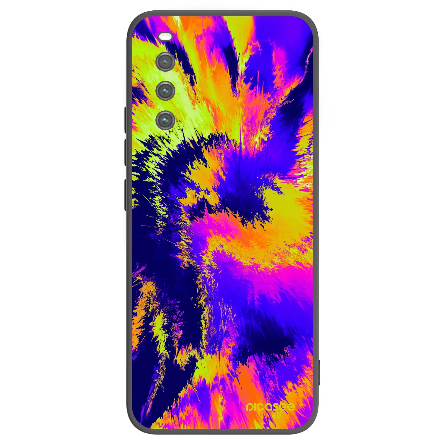 Picasee silikonski črni ovitek za Sony Xperia 10 IV 5G - Burn