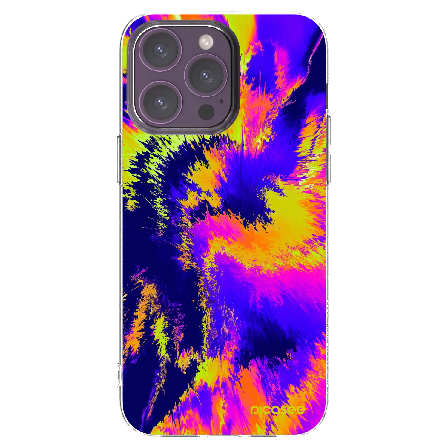Picasee silikonski prozorni ovitek za Apple iPhone 14 Pro Max - Burn