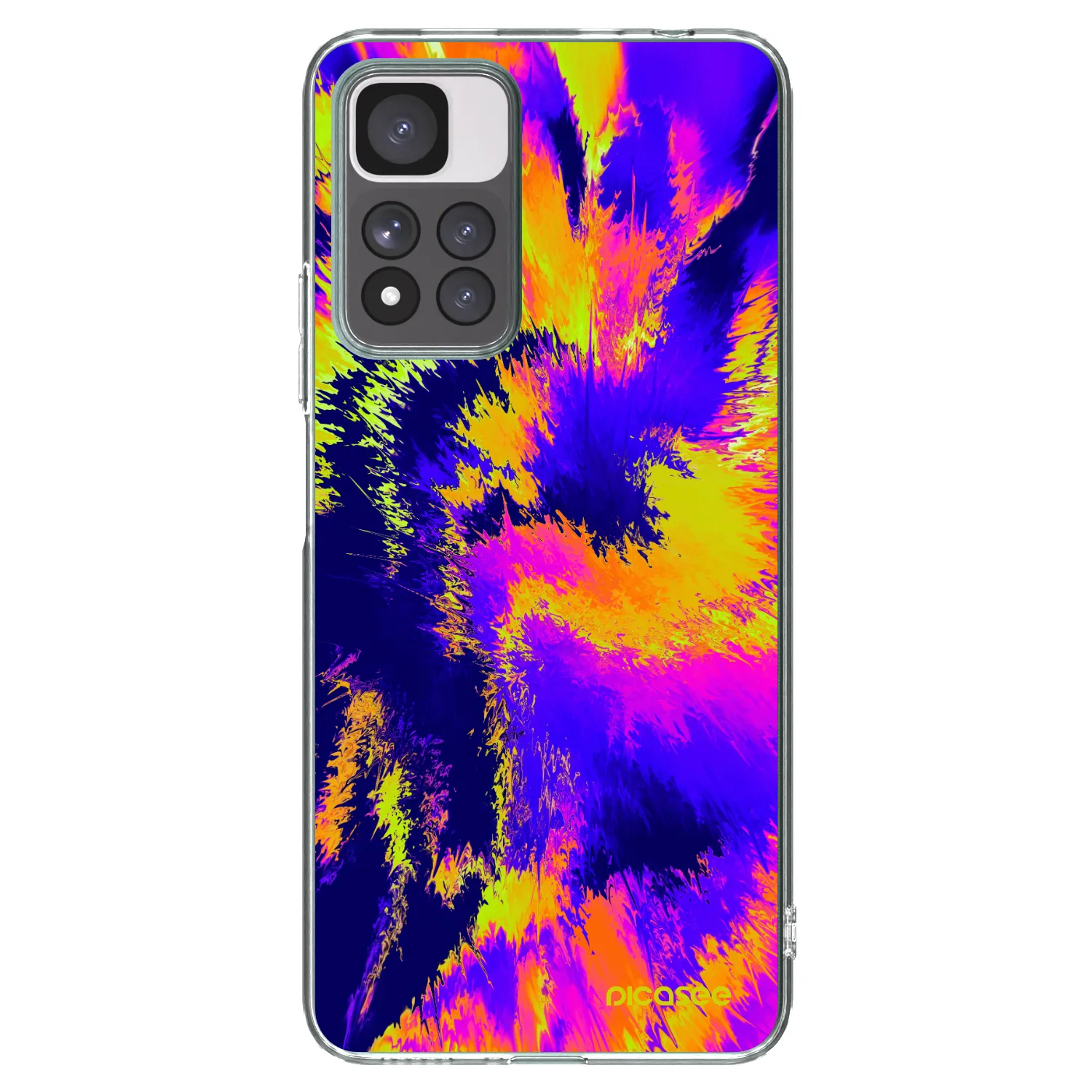 Picasee silikonski prozorni ovitek za Xiaomi Redmi Note 11 Pro+ 5G - Burn