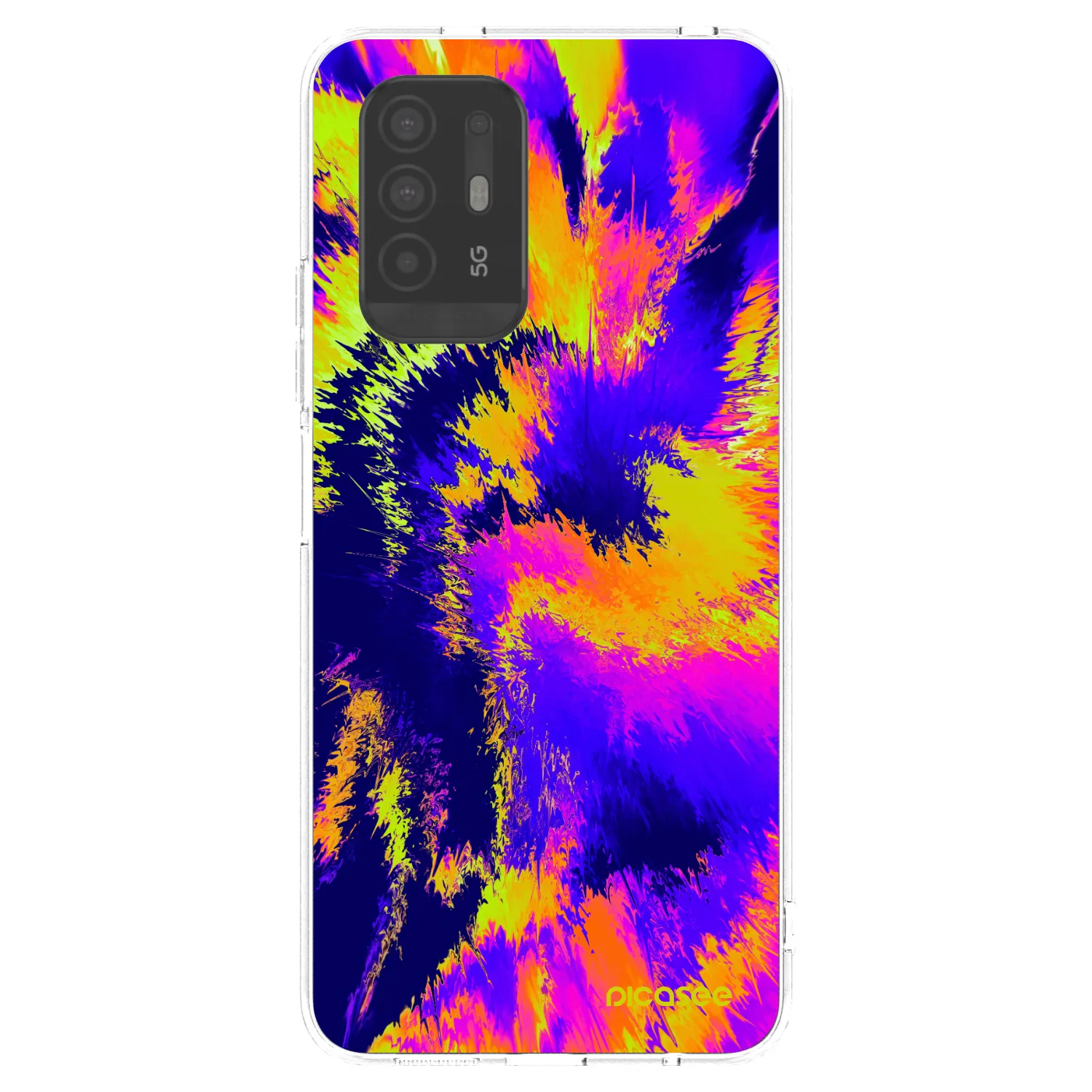 Picasee silikonski prozorni ovitek za OPPO A94 5G - Burn