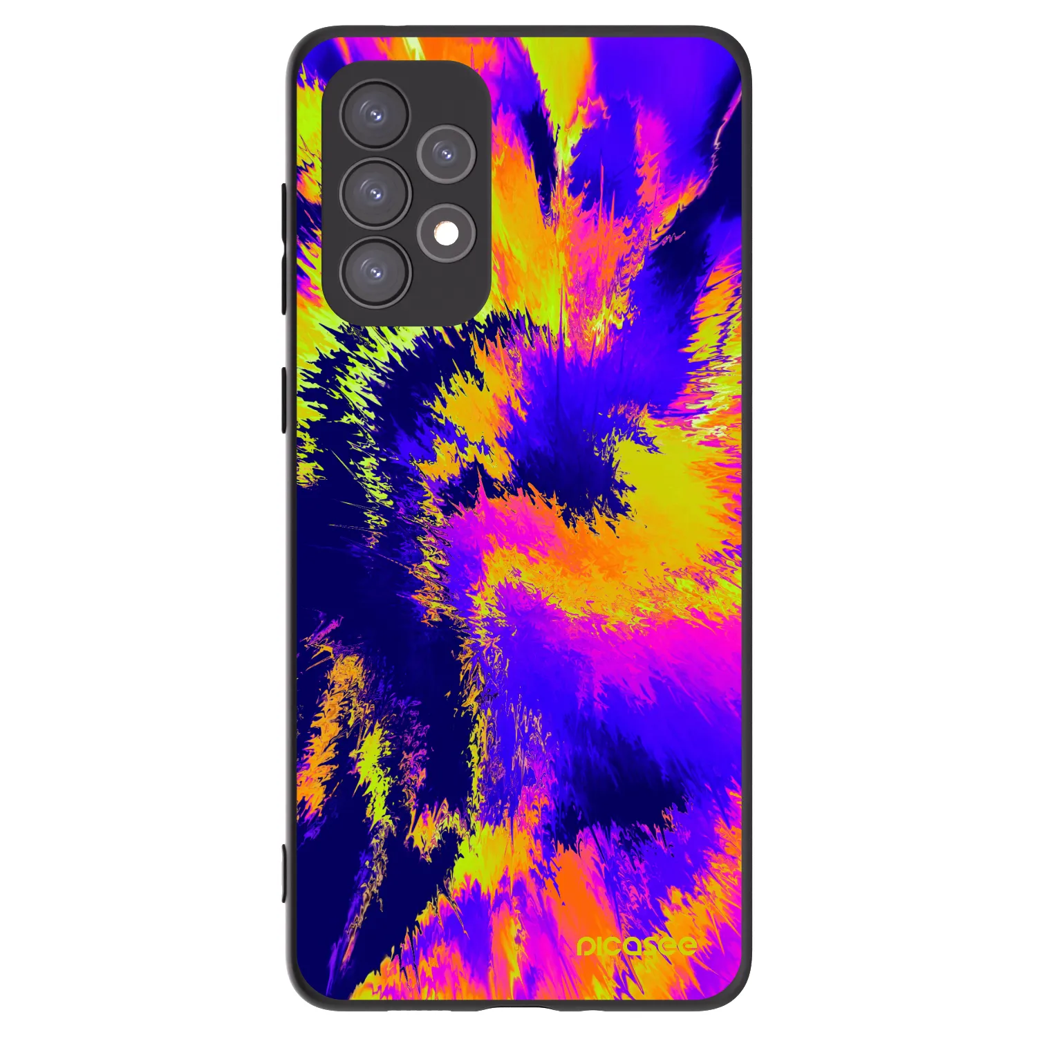 Picasee silikonski črni ovitek za Samsung Galaxy A73 5G - Burn