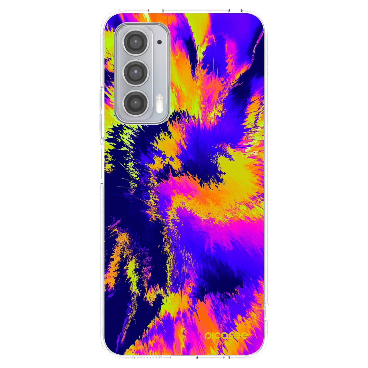 Picasee silikonski prozorni ovitek za Motorola Edge 20 - Burn
