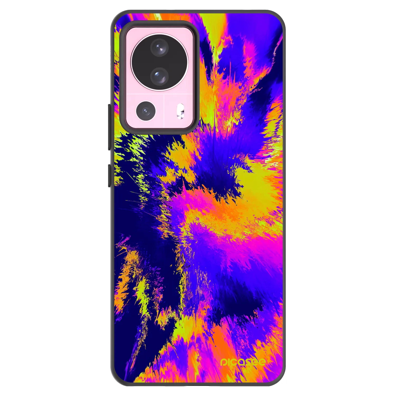 Picasee silikonski črni ovitek za Xiaomi 13 Lite - Burn
