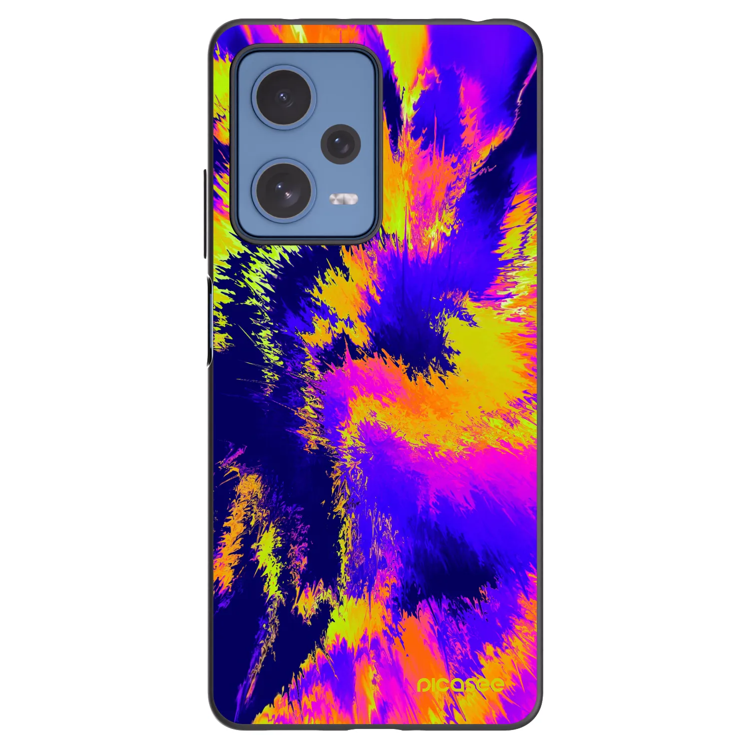 Picasee silikonski črni ovitek za Xiaomi Redmi Note 12 Pro 5G - Burn