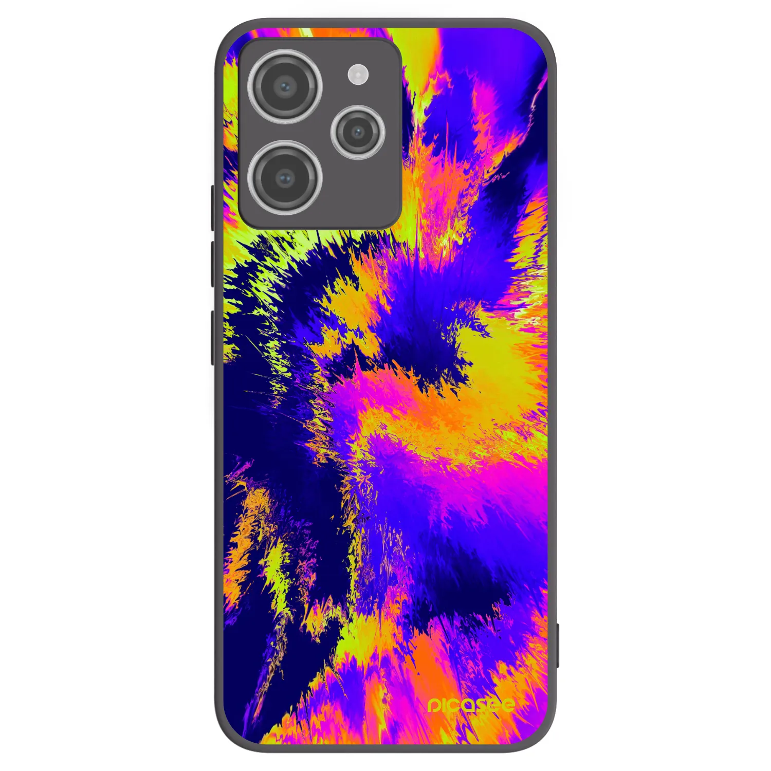 Picasee silikonski črni ovitek za Xiaomi Redmi 12 4G - Burn