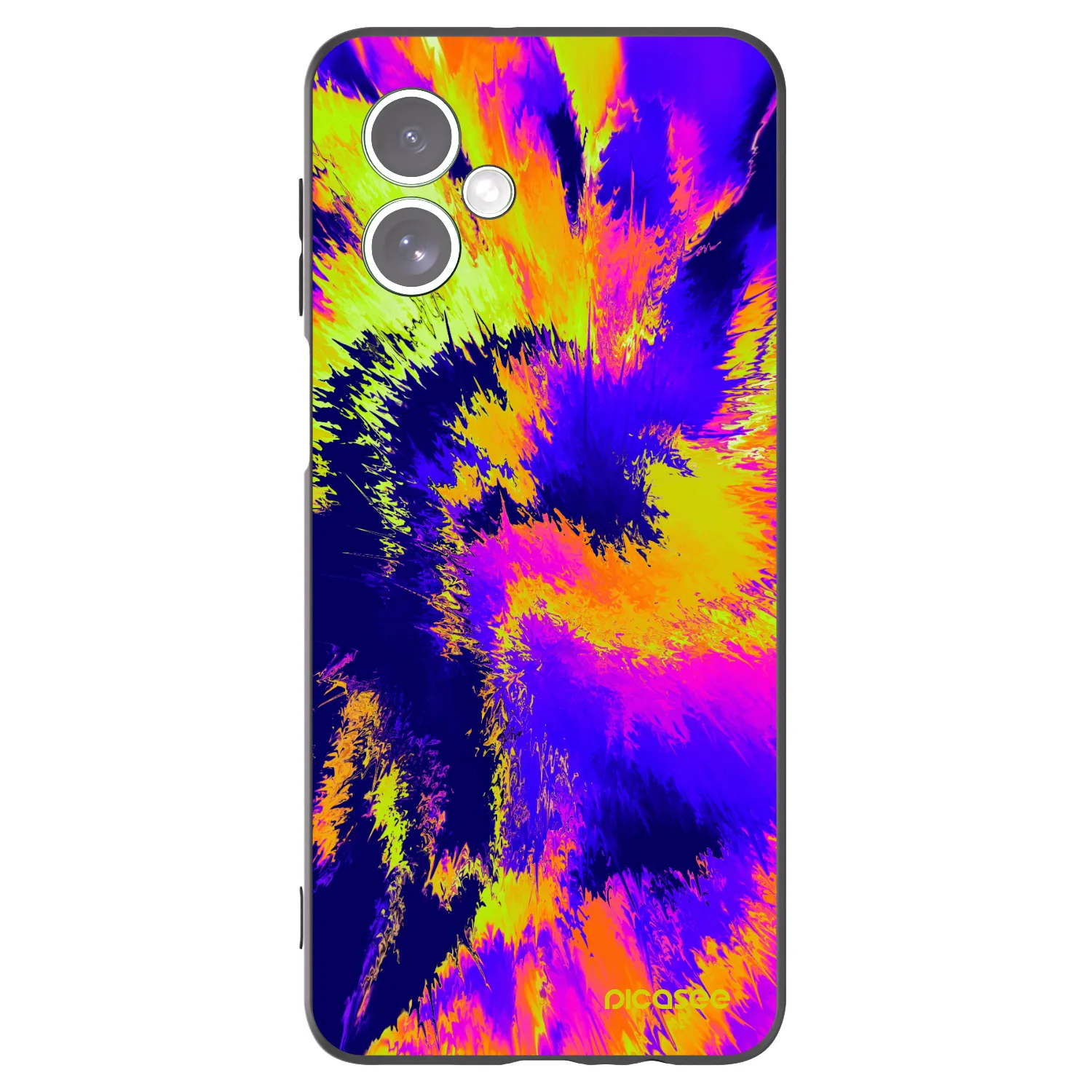 Picasee silikonski črni ovitek za Motorola Moto G54 5G - Burn
