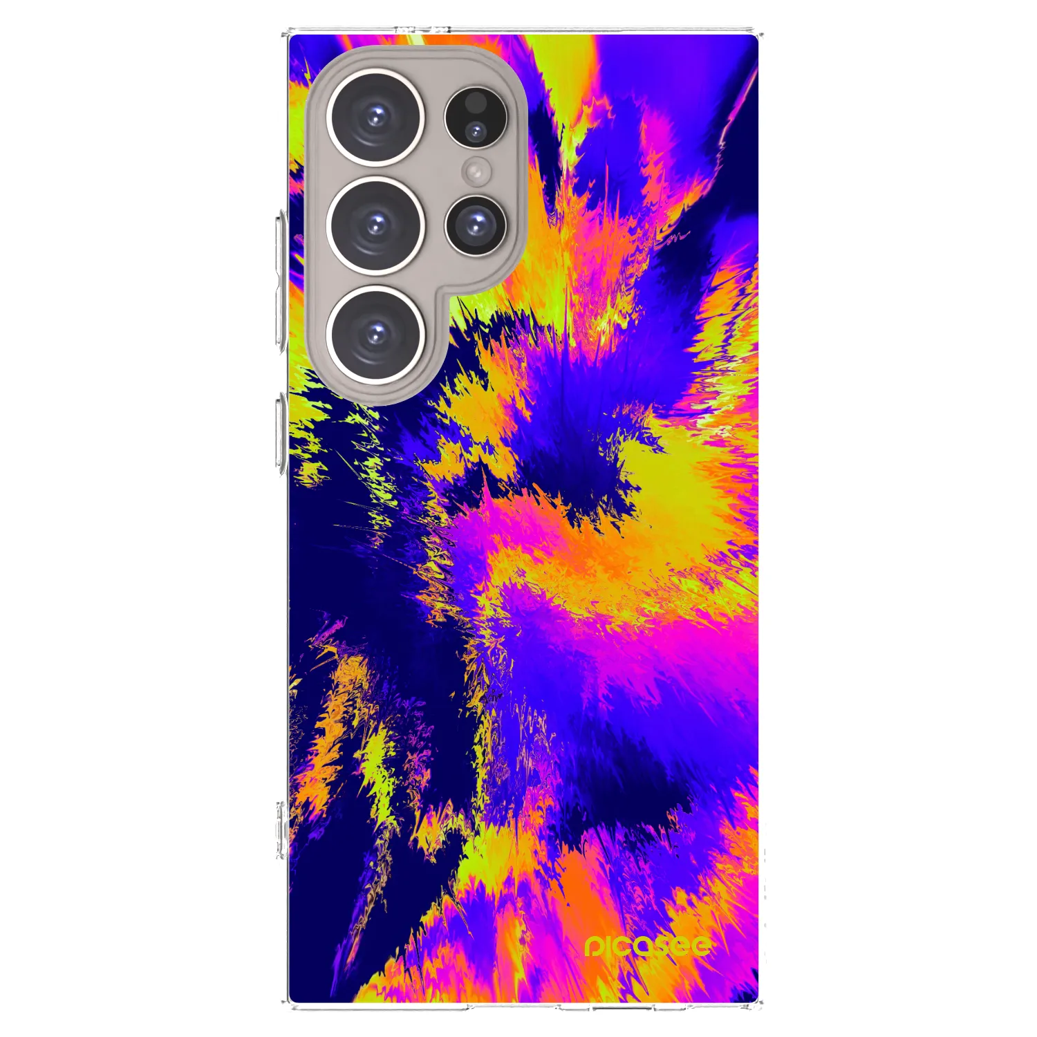 Picasee silikonski prozorni ovitek za Samsung Galaxy S24 Ultra S928B 5G - Burn