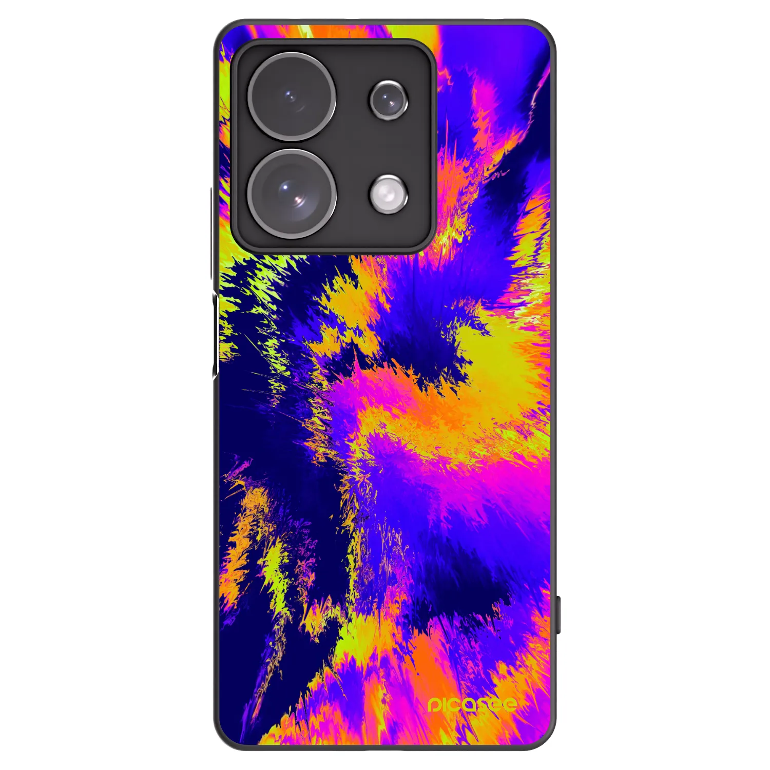 Picasee silikonski črni ovitek za Xiaomi Redmi Note 13 Pro 4G - Burn