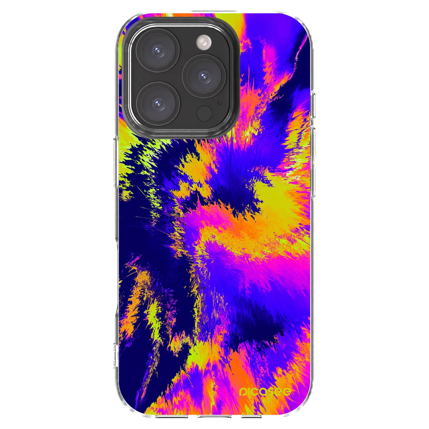 Picasee silikonski prozorni ovitek za Apple iPhone 16 Pro - Burn