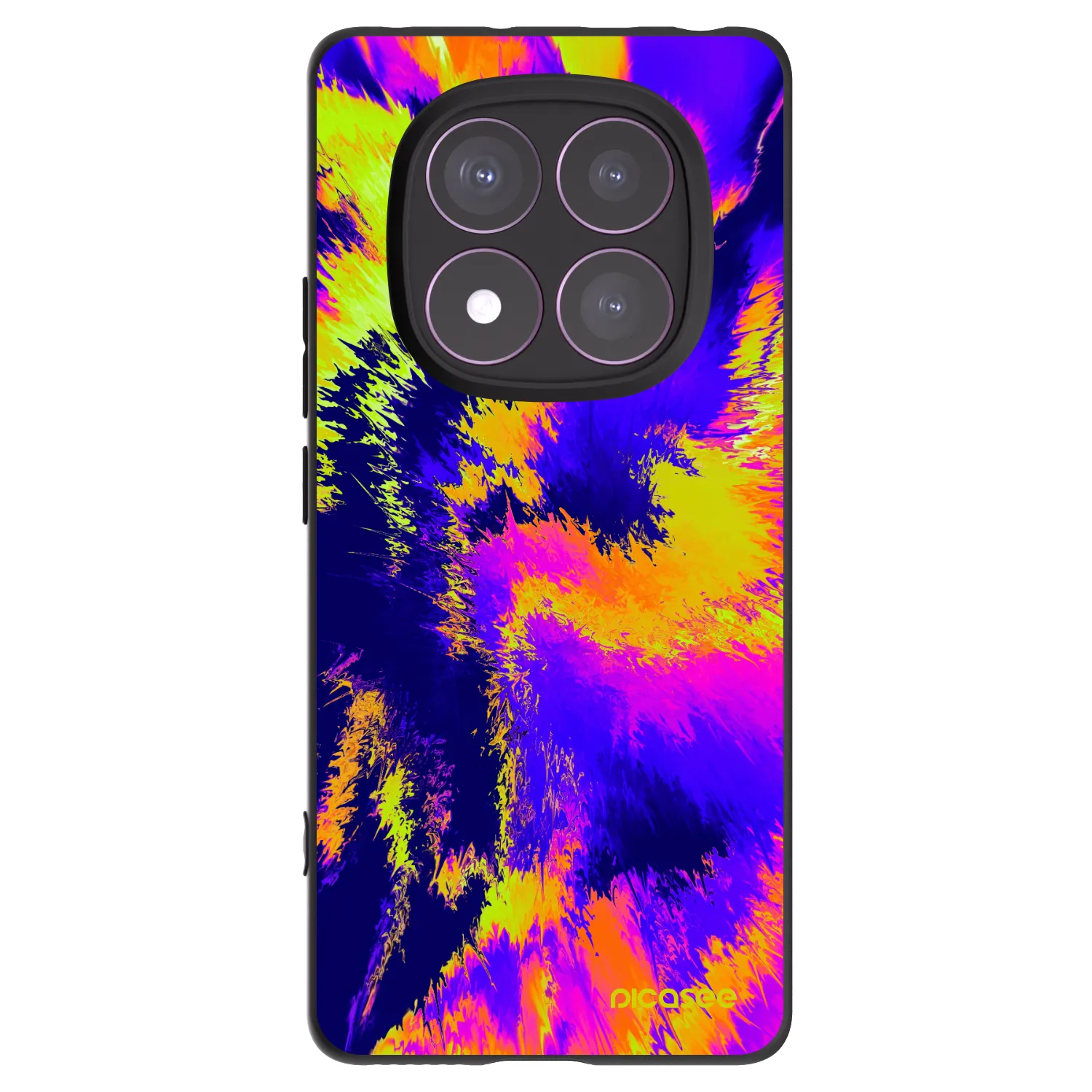 Picasee silikonski črni ovitek za Xiaomi Redmi Note 14 Pro 4G - Burn