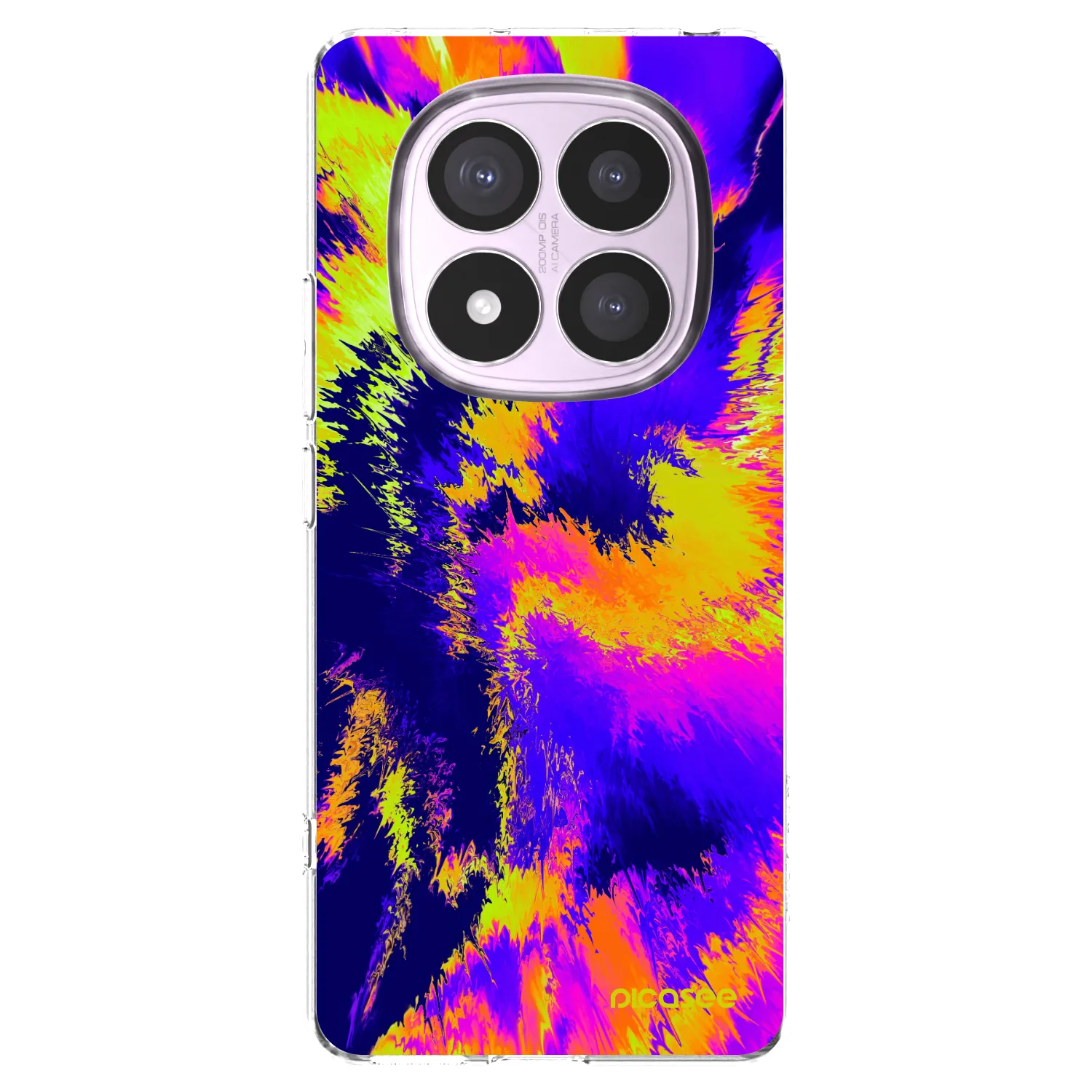Picasee silikonski prozorni ovitek za Xiaomi Redmi Note 14 Pro 4G - Burn