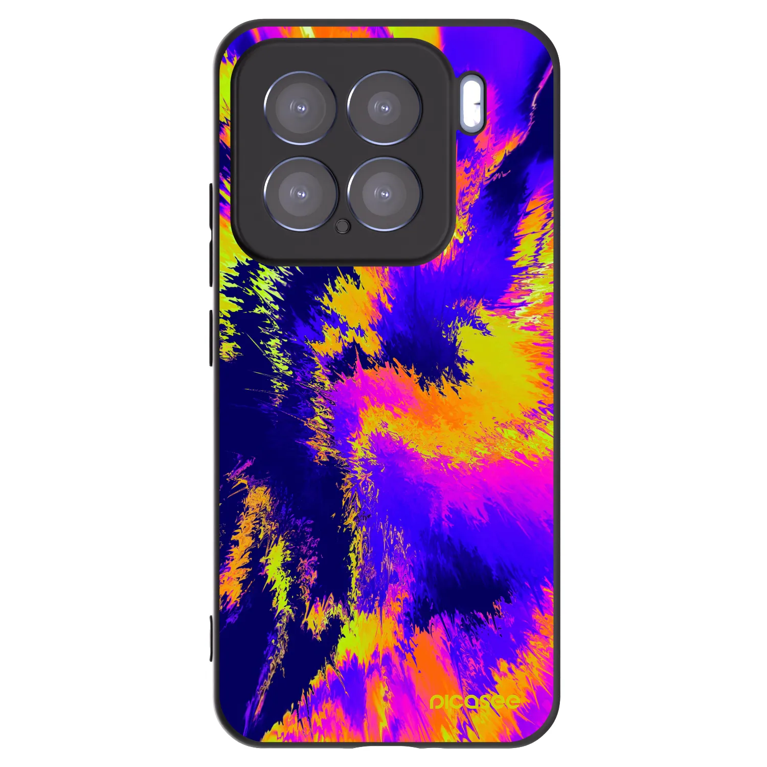 Picasee silikonski črni ovitek za Xiaomi 15 - Burn
