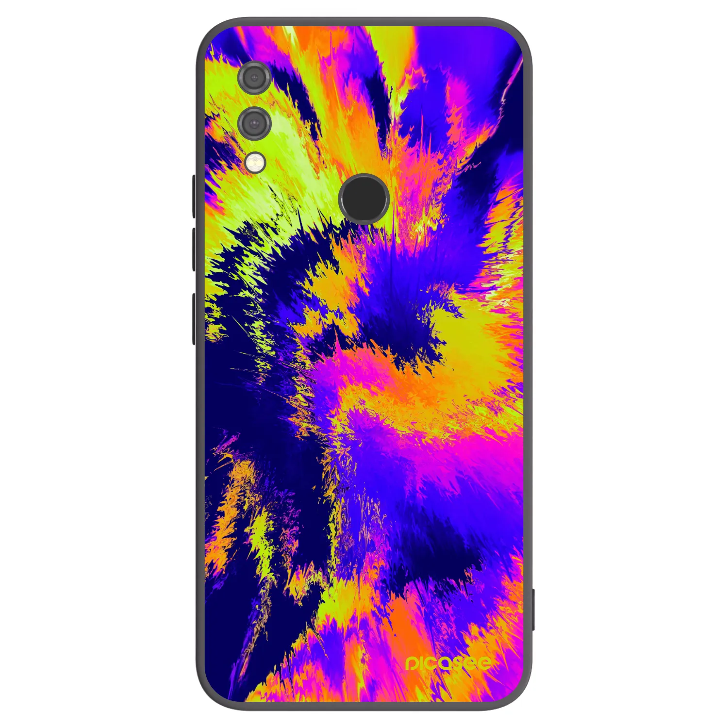 Picasee silikonski črni ovitek za Xiaomi Redmi Note 7 - Burn