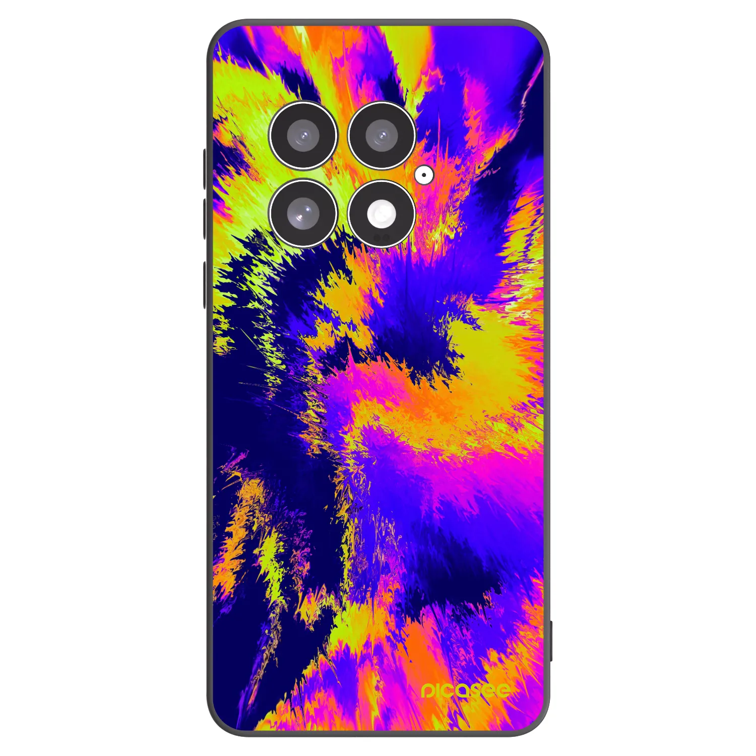 Picasee silikonski črni ovitek za OnePlus 13 5G - Burn