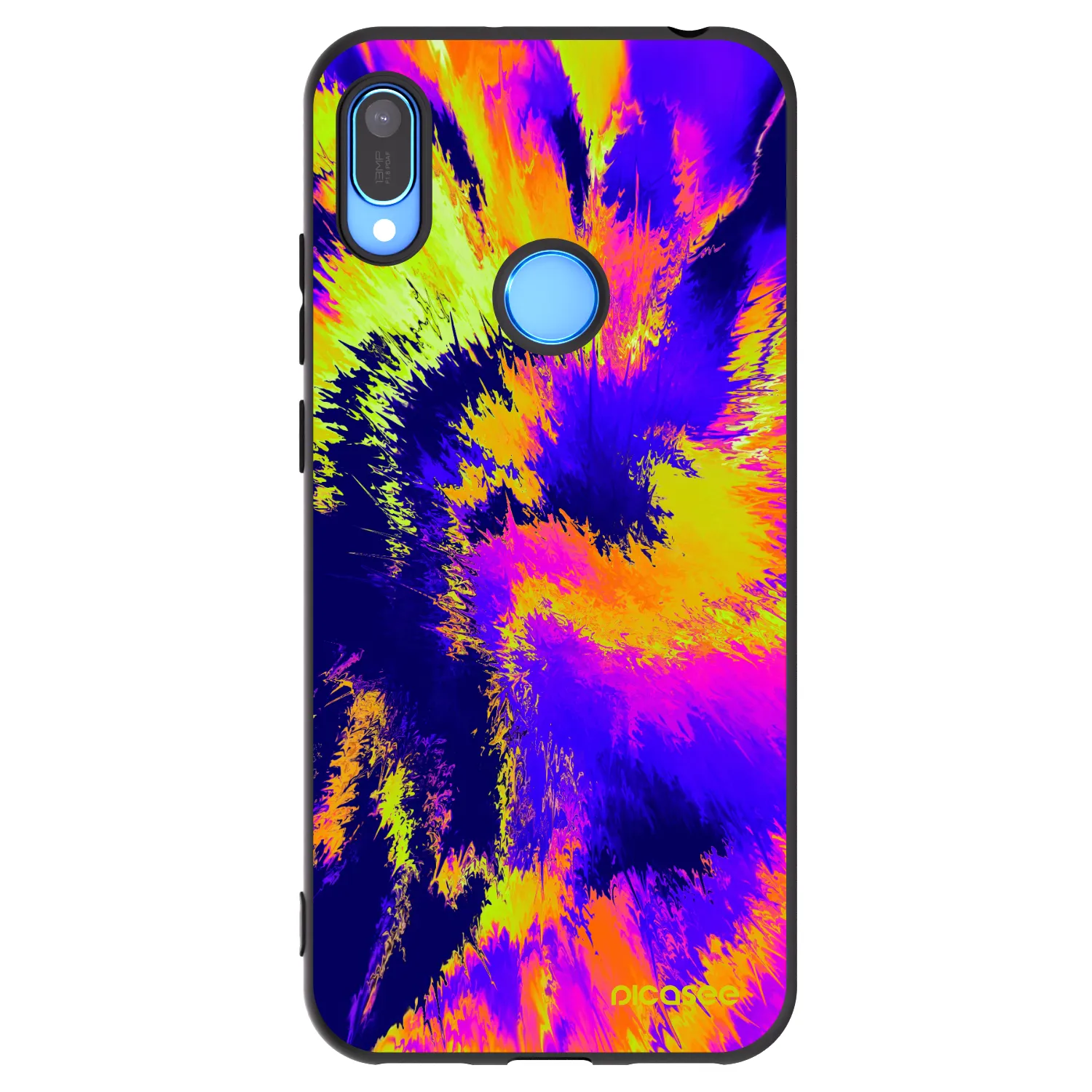 Picasee silikonski črni ovitek za Huawei Y6 2019 - Burn
