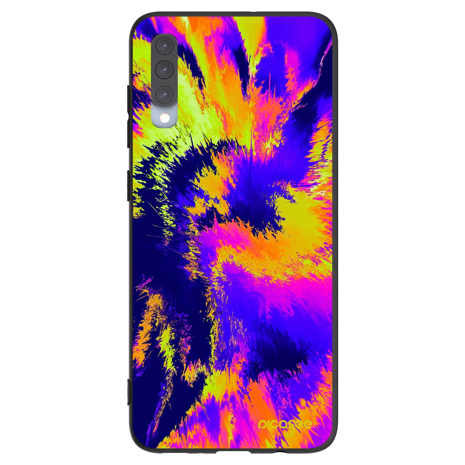 Picasee silikonski črni ovitek za Samsung Galaxy A70 A705F - Burn