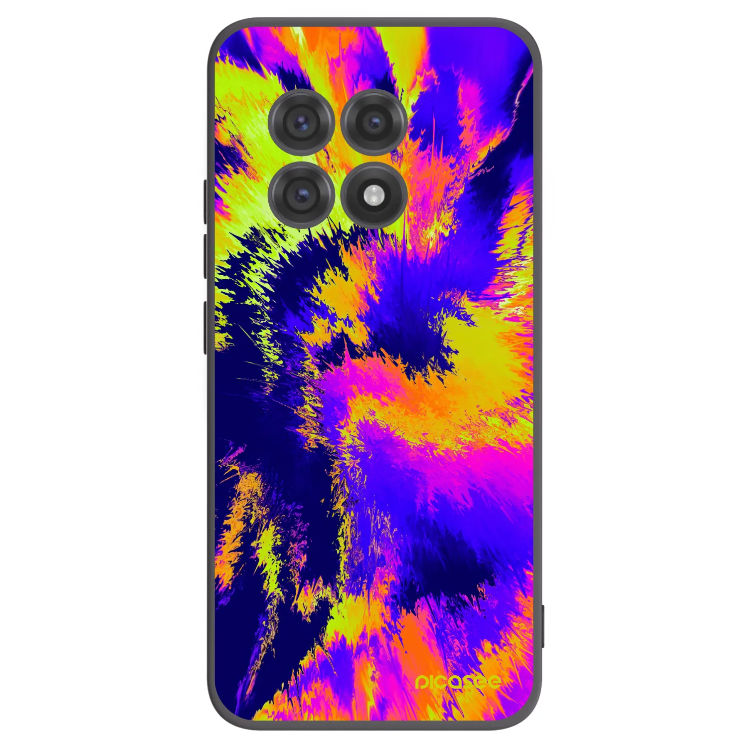 Picasee silikonski črni ovitek za OnePlus 13R 5G - Burn