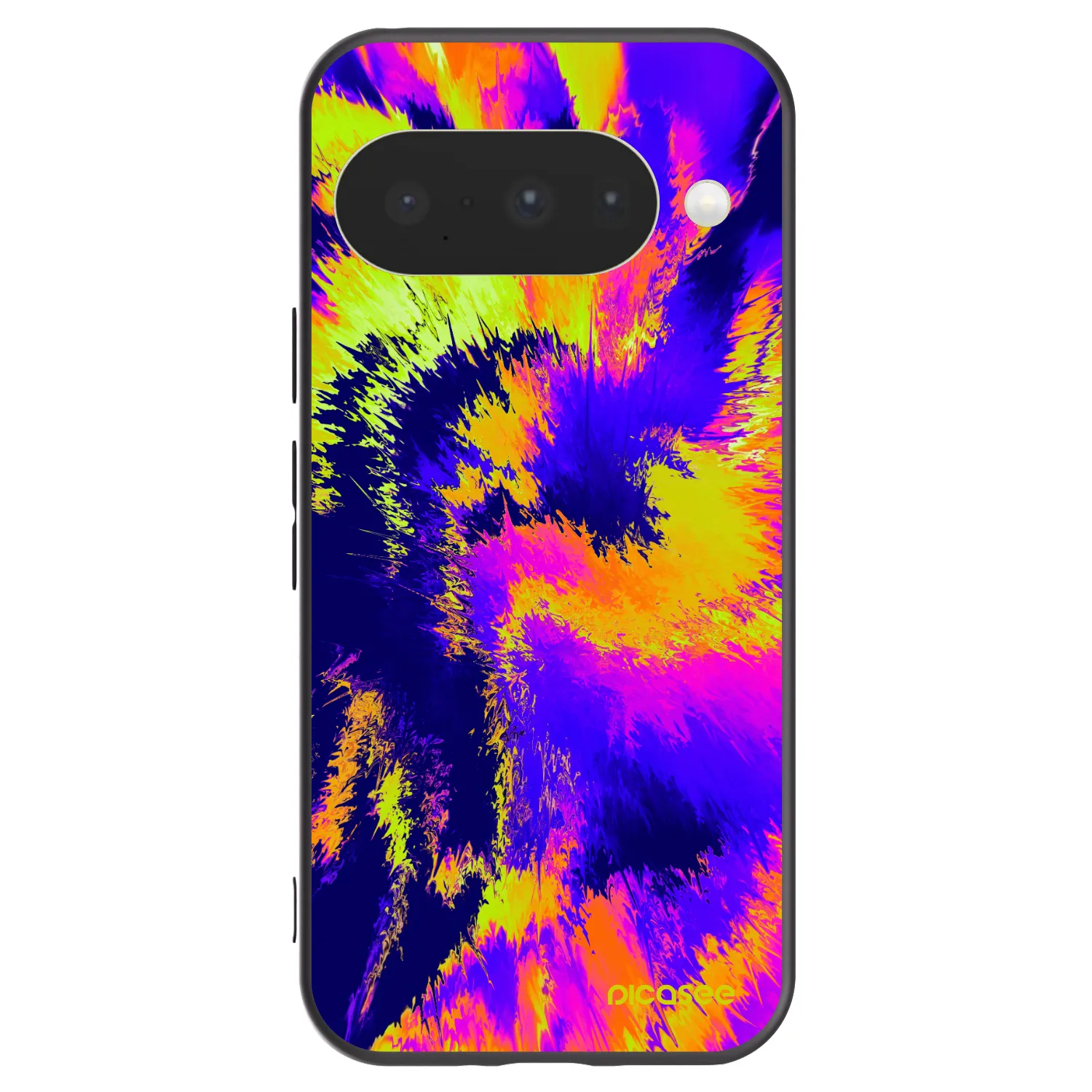 Picasee silikonski črni ovitek za Google Pixel 10 - Burn