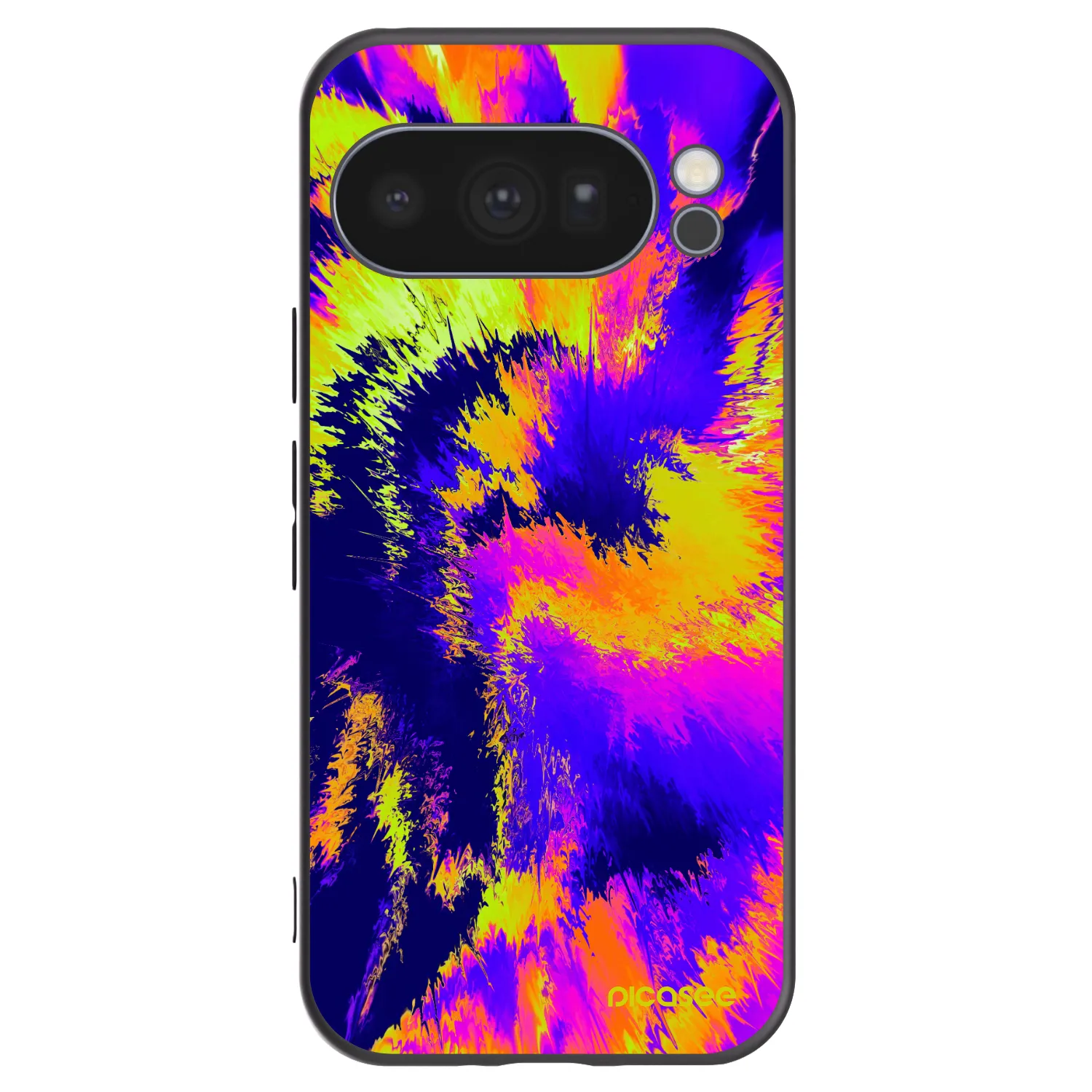 Picasee silikonski črni ovitek za Google Pixel 10 Pro - Burn