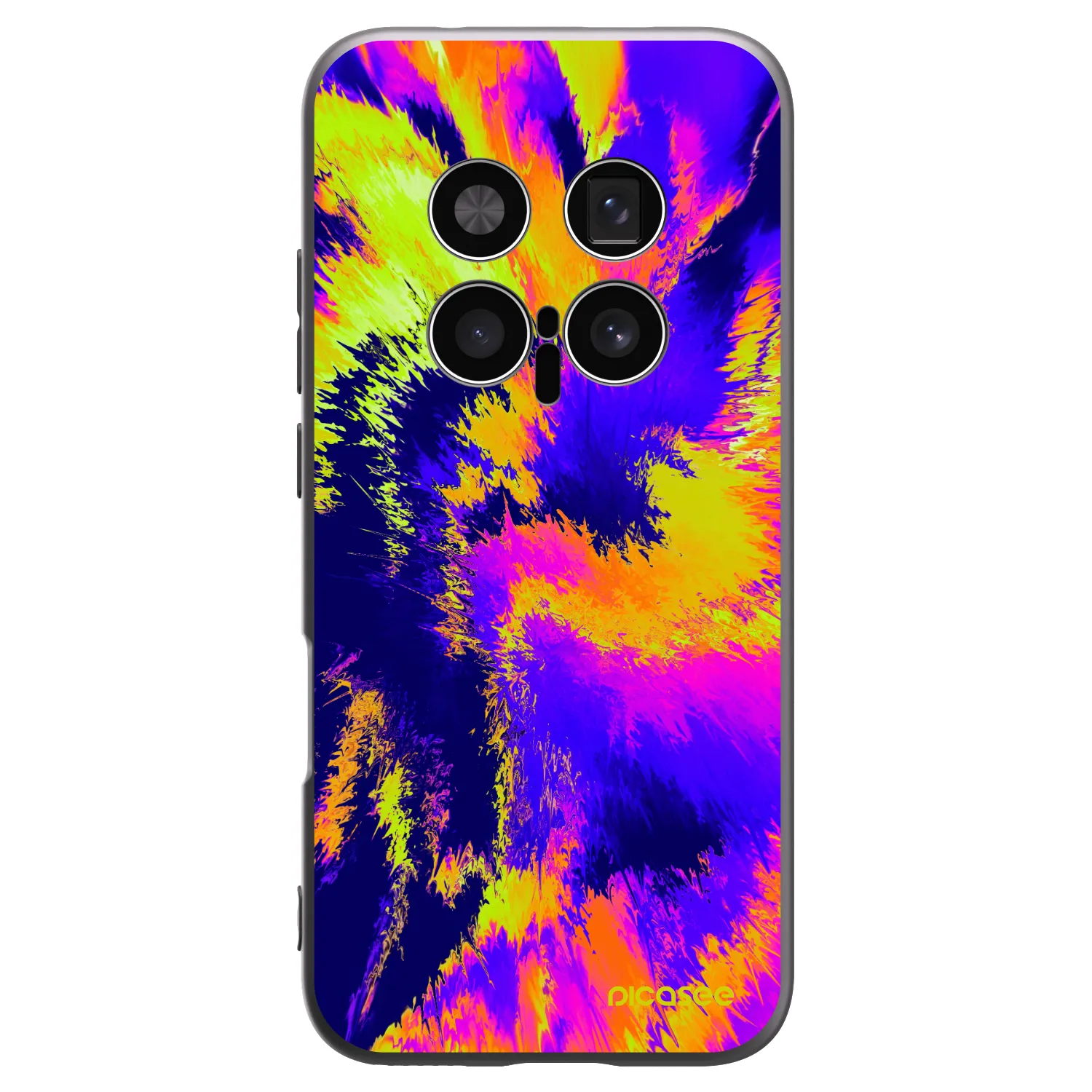 Picasee silikonski črni ovitek za Honor Magic8 Pro 5G - Burn