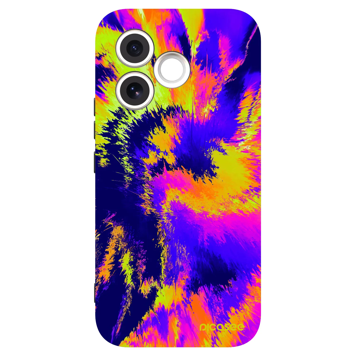 Picasee silikonski črni ovitek za Honor 600 Lite - Burn